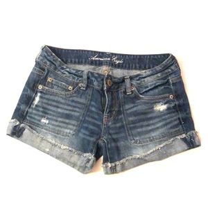 SOLD Distressed AE shorts